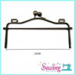 FRAME - SQUARE-METAL-23CM (BLACK & BRONZE)